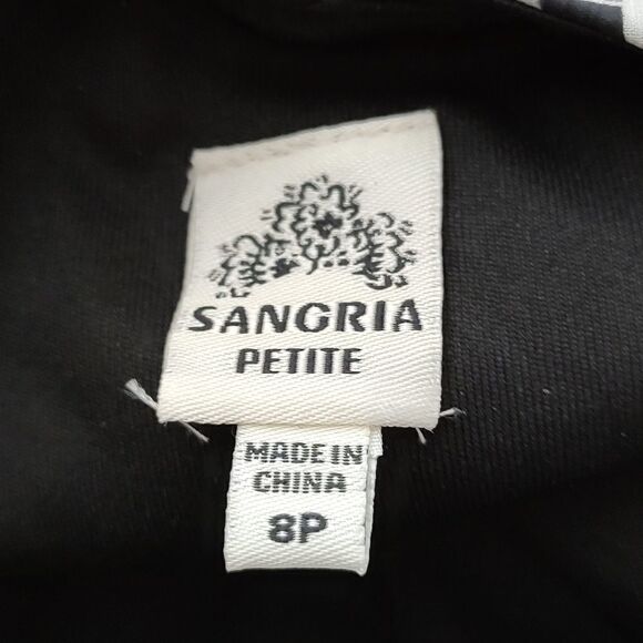 Sangria Petite 100% Silk Hankerchief halter boho bohemian printed dress Sz 8P - Picture 7 of 7